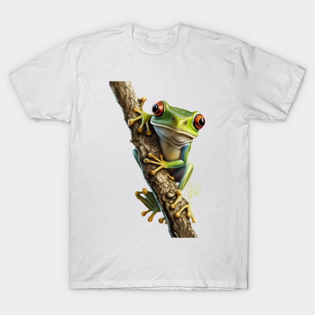 Treefrog_1 T-Shirt by BYCOLERO